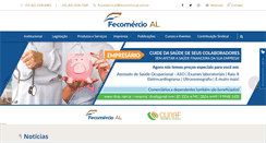 Desktop Screenshot of fecomercio-al.com.br